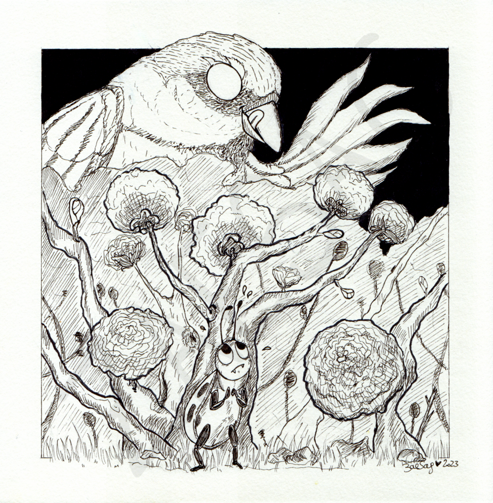 La Coccinelle et le Moineau